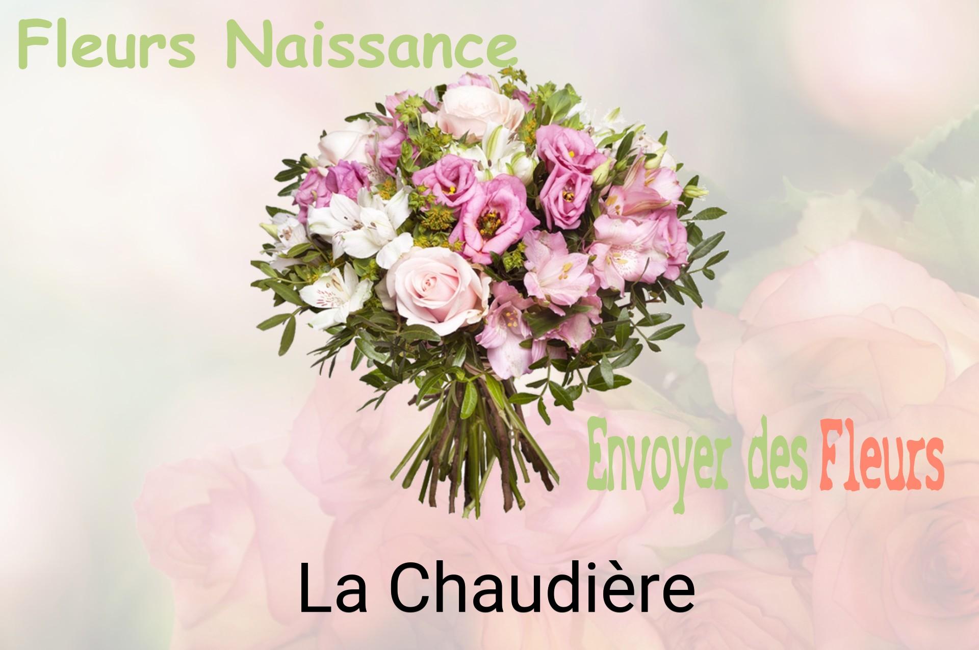 Bouquet de fleurs de naissance livré à La Chaudière
